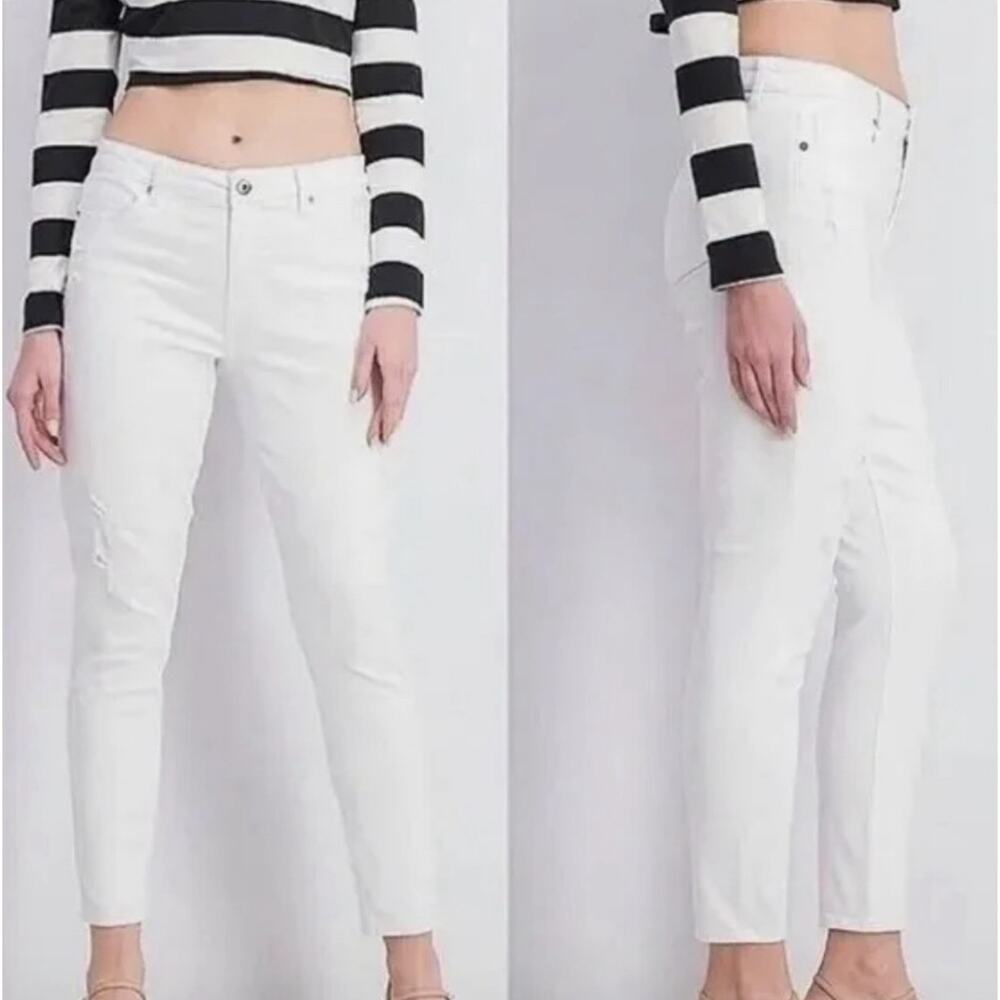 Pistola Jennifer Oslo White High Rise Skinny Ankle Jeans Women's Size 31